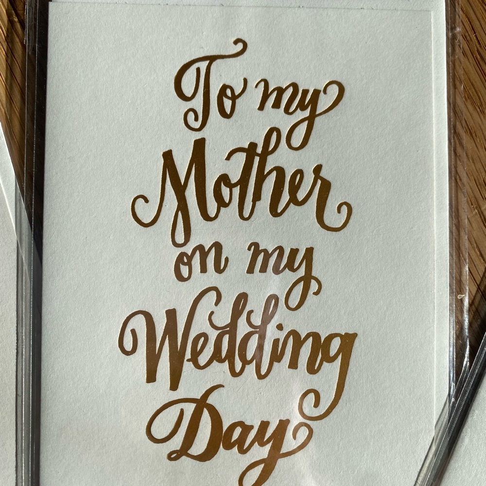 Foil Script Wedding Day Cards Set - Picture 4 of 5